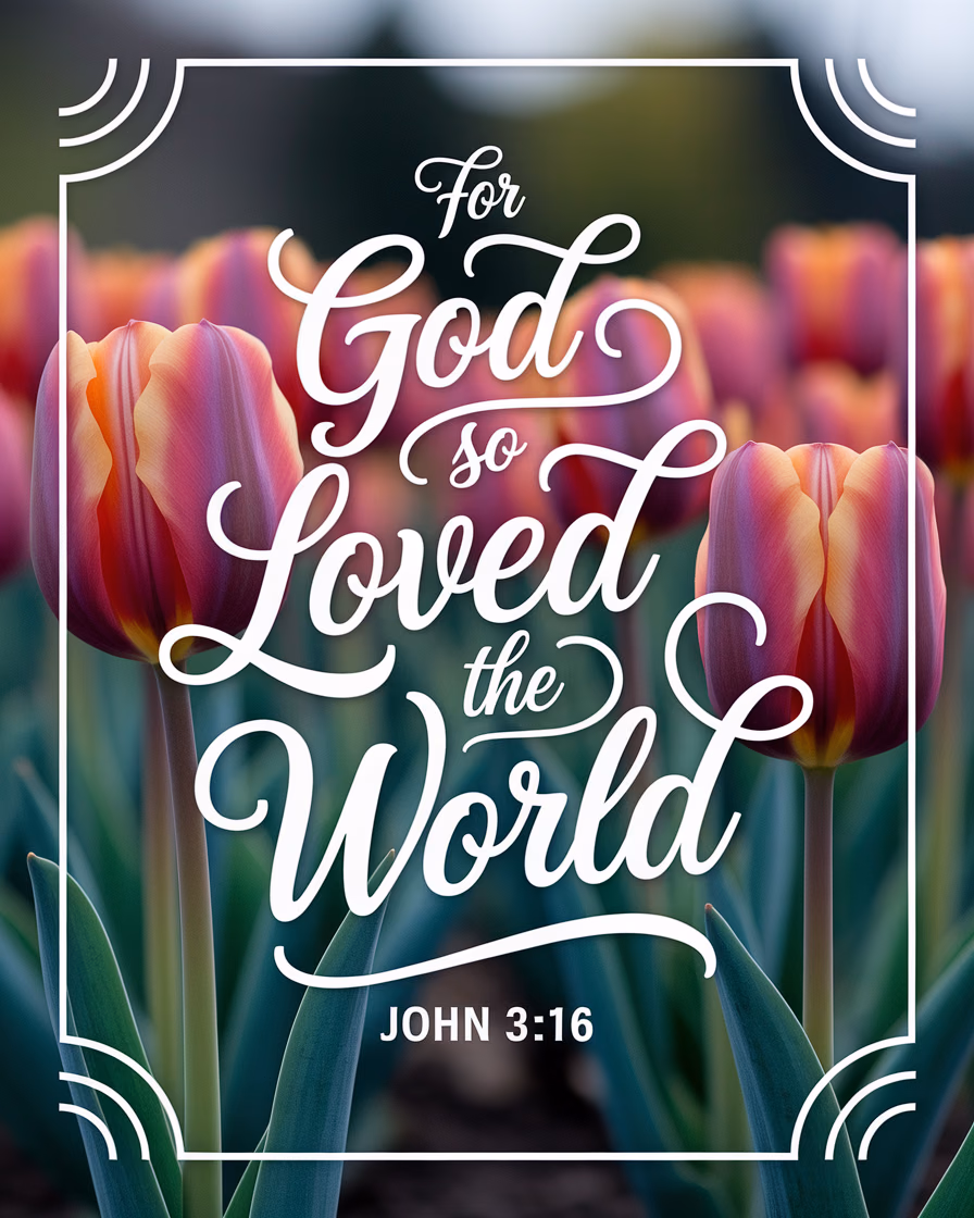 Spring Floral Bulletin Cover