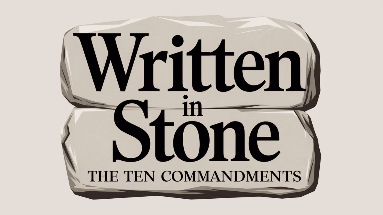 Written in Stone: The Ten Commandments