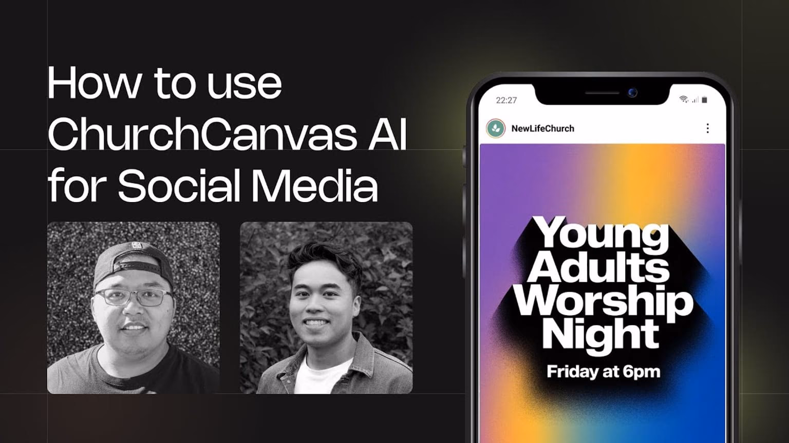 How to use ChurchCanvas AI for Social Media