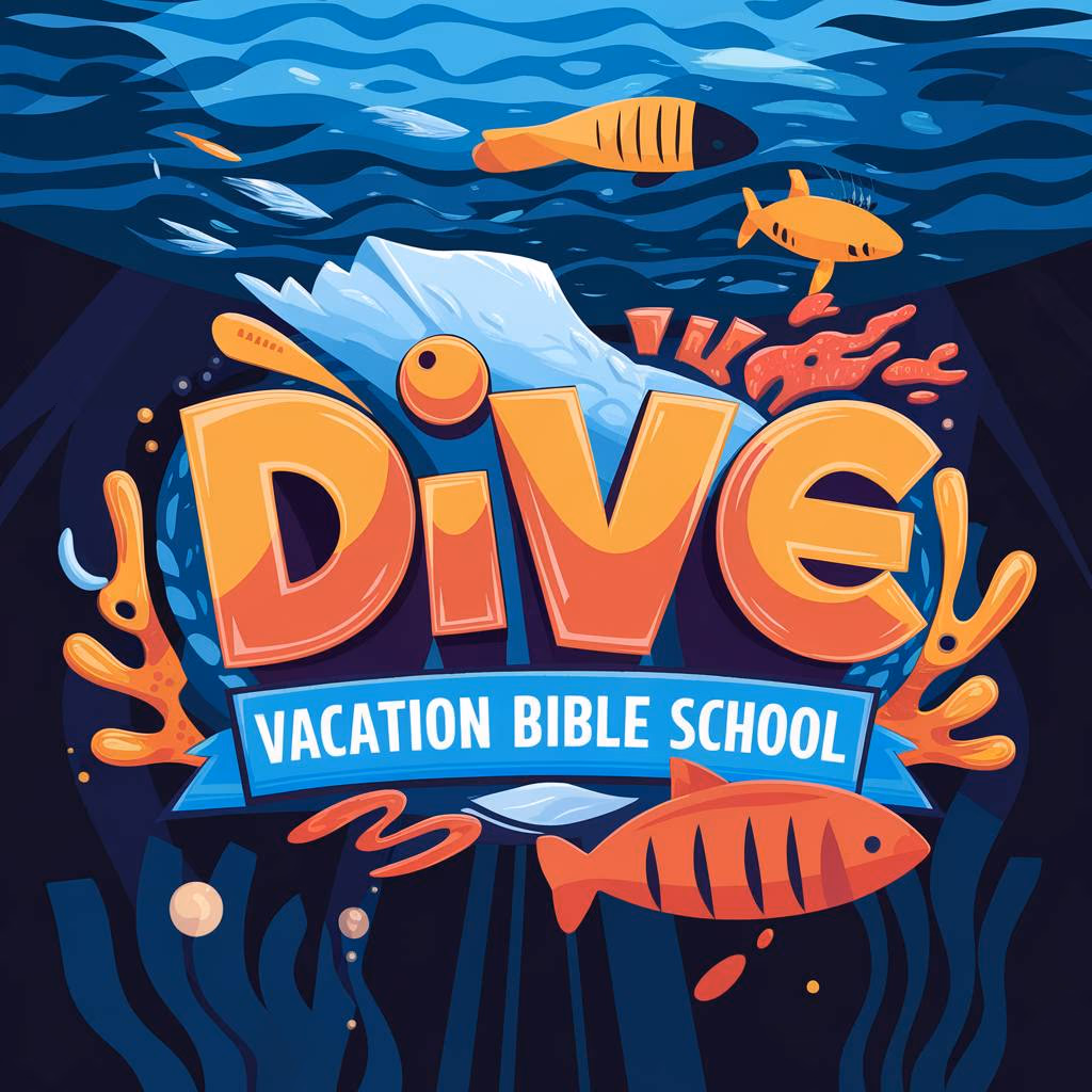 Dive Vacation Bible School underwater graphic
