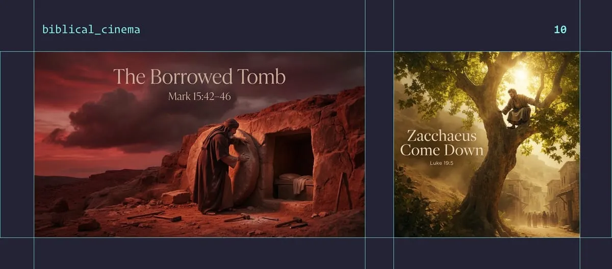 Biblical Cinema style examples