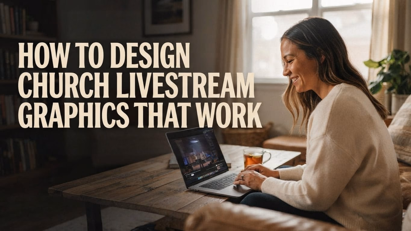 How to Design Church Livestream Graphics That Work
