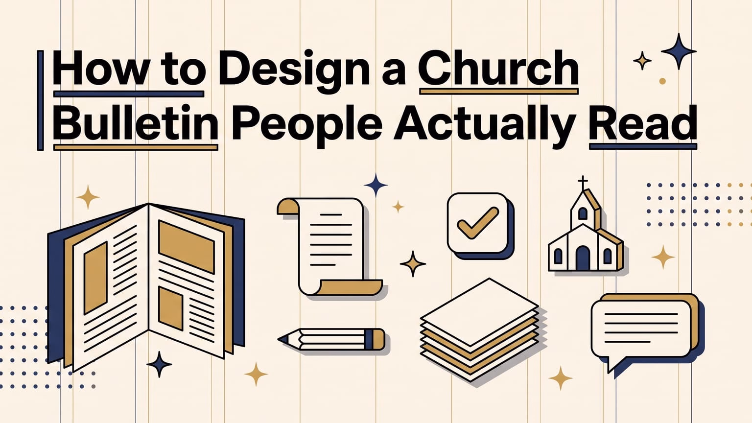 How to Design a Church Bulletin People Actually Read
