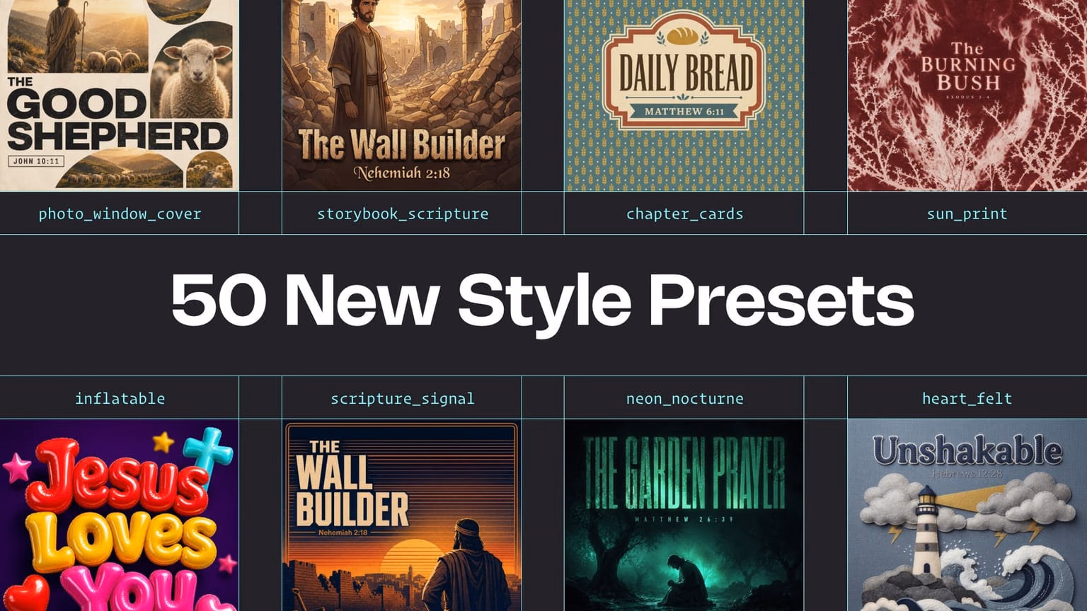 50 new style presets