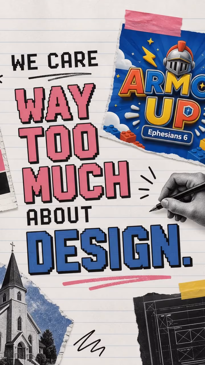We Care Too Much About Design, an animated Instagram carousel from Video Studio