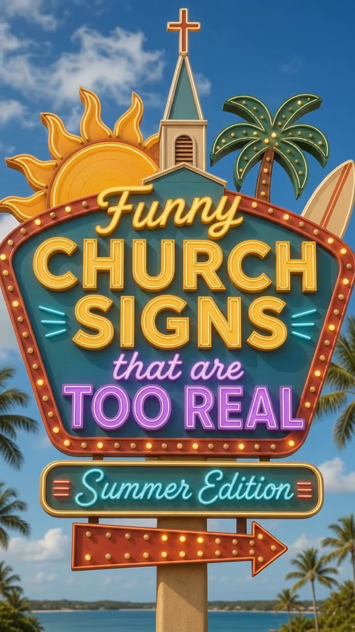 Funny Church Signs That Are Too Real, an Instagram reel from Video Studio
