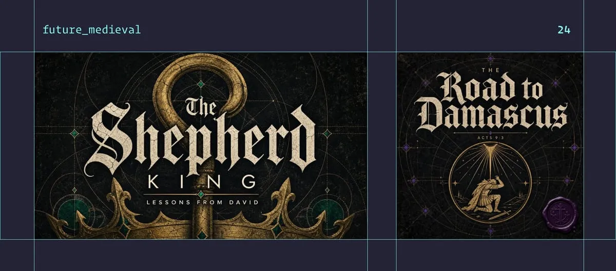Future Medieval style examples