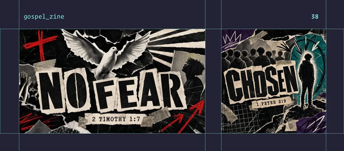 Gospel Zine style examples