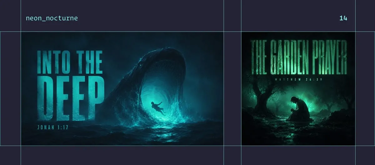 Neon Nocturne style examples