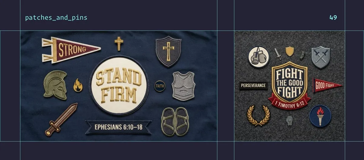 Patches and Pins style examples