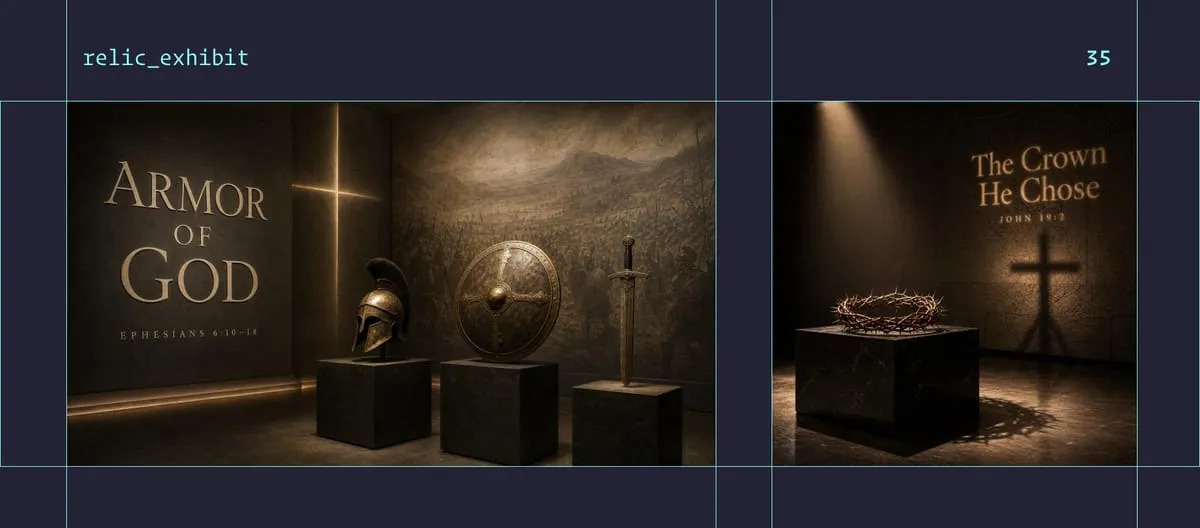 Relic Exhibit style examples