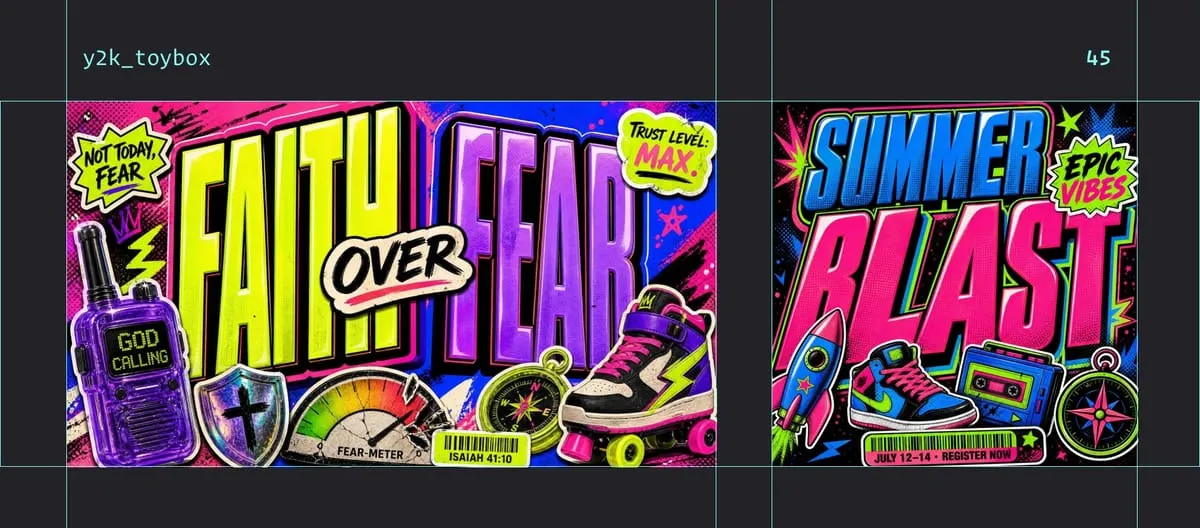 Y2K Toybox style examples