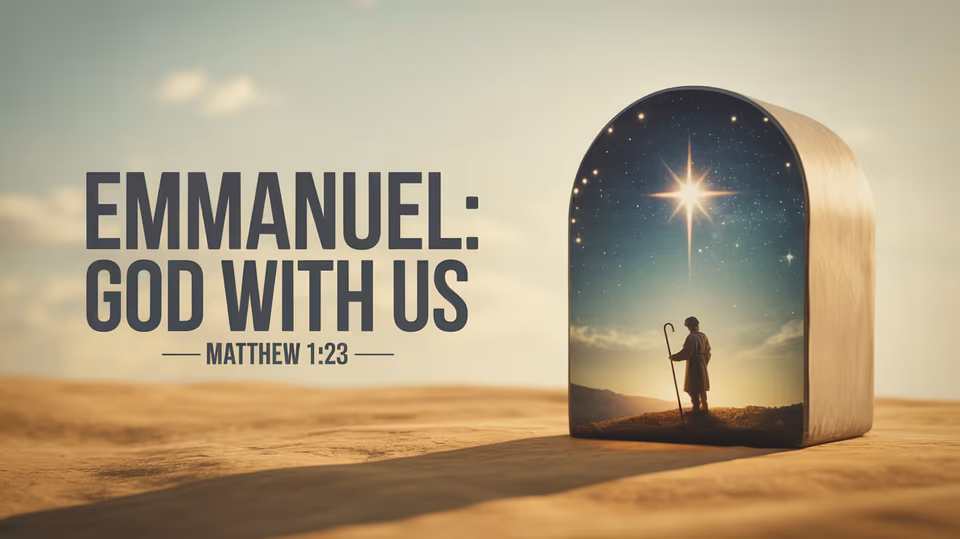 Emmanuel God with us graphic