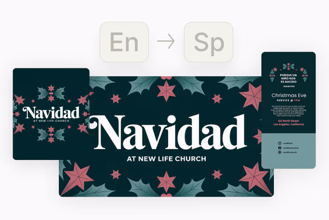 Spanish Christmas graphics