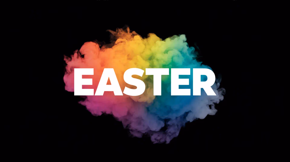 Easter church graphic