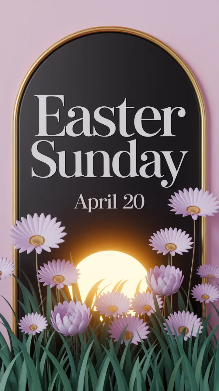 Easter church graphic